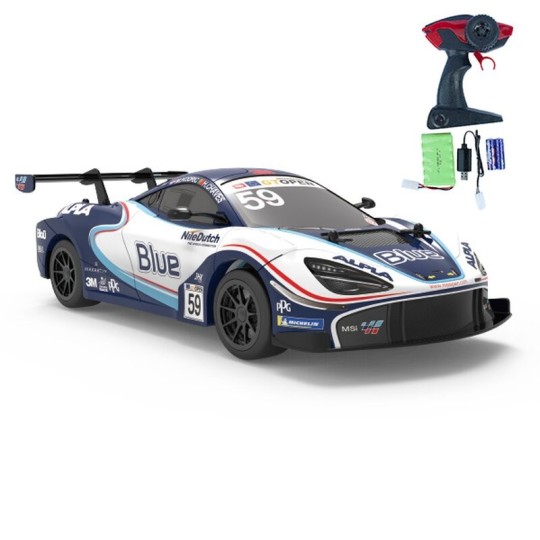 MC Laren 720S GT3 Blue 2.4Ghz 1/12 Siva Siva SV-50033 - 2 SV-50033-MC Laren 720S GT3 Blue 2.4Ghz 1/12 Siva - SV-50033