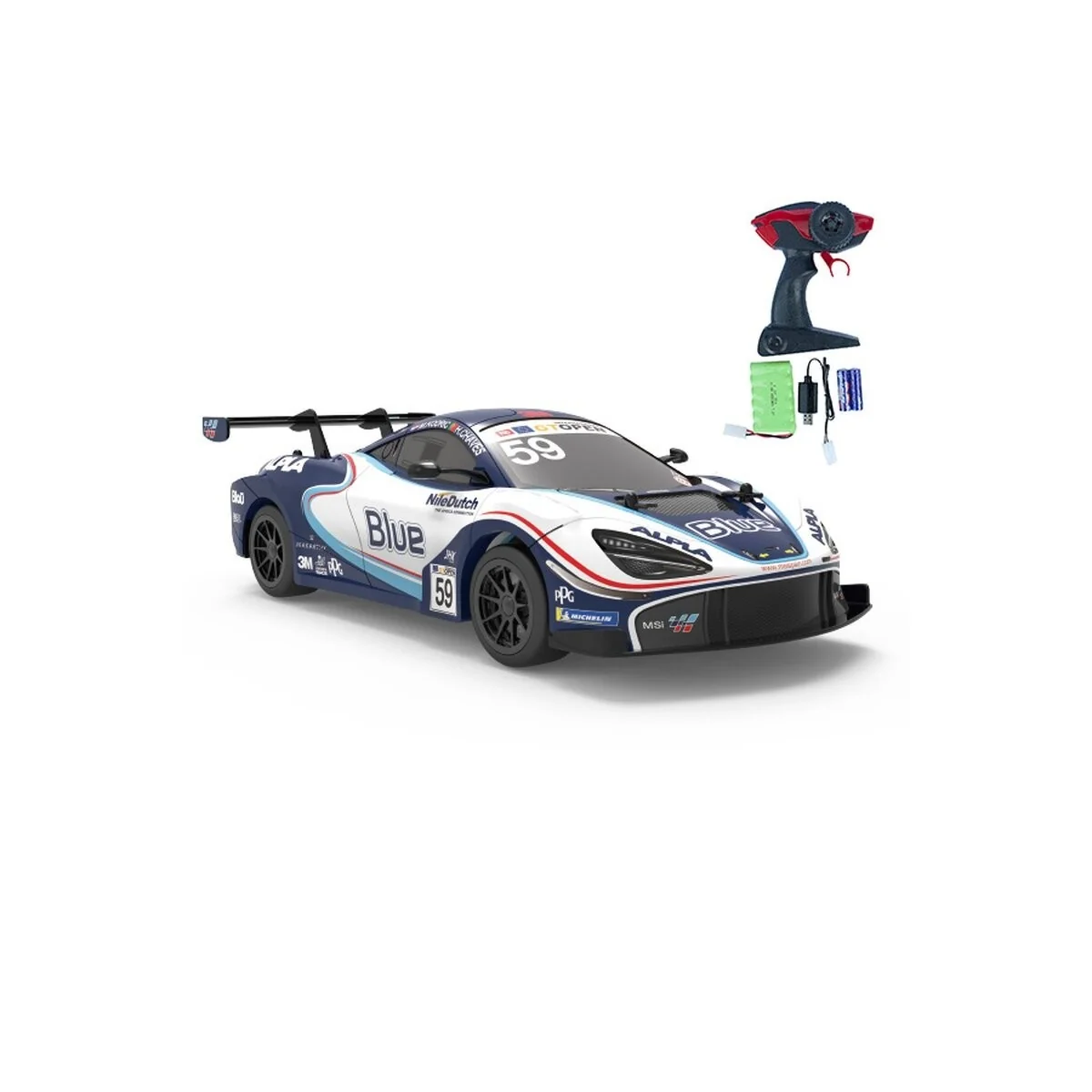 MC Laren 720S GT3 Blue 2.4Ghz 1/12 Siva Siva SV-50033 - 2 MC Laren 720S GT3 Blue 2.4Ghz 1/12 Siva Siva SV-50033 - 2