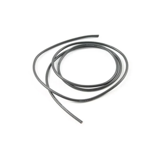 ET0670BK-Etronix 12awg 1m Black Silicone Cable