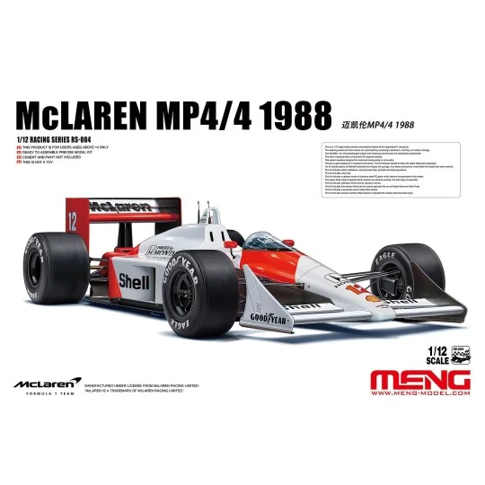 RS-004-McLaren MP4/4 1988 1/12 MENG-Model