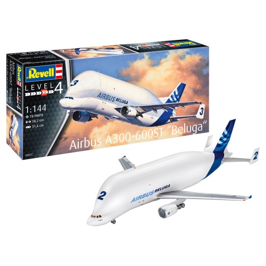 03817-Airbus A300-600ST Beluga 1/144 Revell - 03817