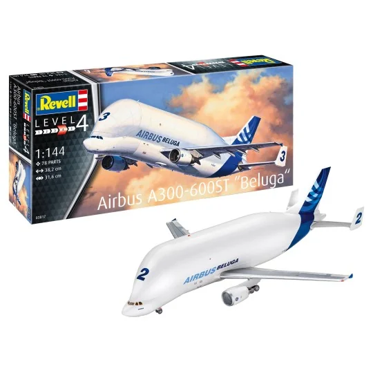 03817-Airbus A300-600ST Beluga 1/144 Revell - 03817
