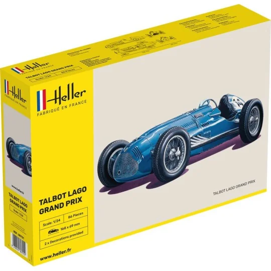 HEL-80721-Talbot Lago Grand Prix 1/24 Heller