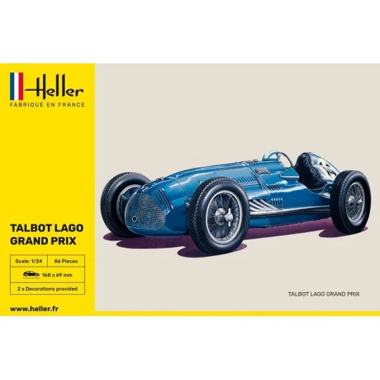 HEL-80721-Talbot Lago Grand Prix 1/24 Heller - HEL-80721