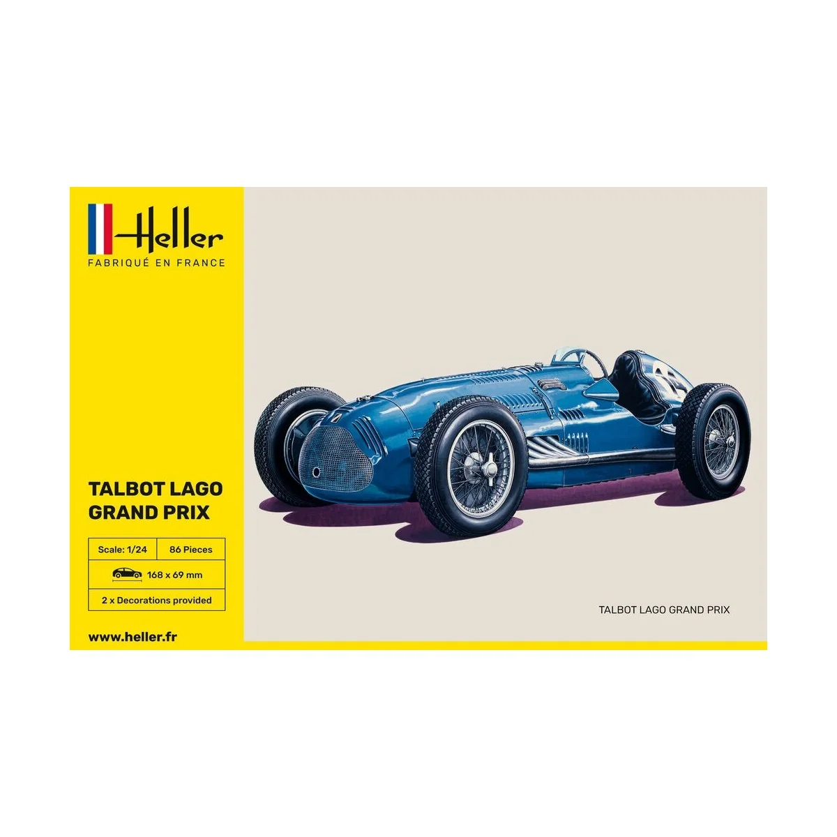 Talbot Lago Grand Prix 1/24 Heller Heller HEL-80721 - 2 Talbot Lago Grand Prix 1/24 Heller Heller HEL-80721 - 2