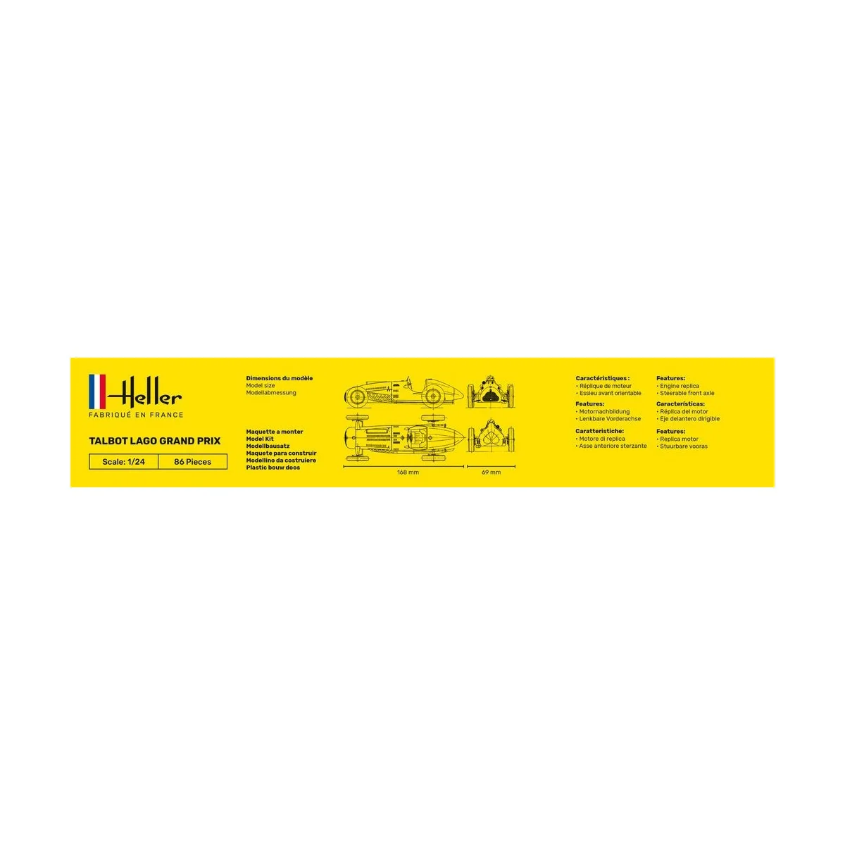 Talbot Lago Grand Prix 1/24 Heller Heller HEL-80721 - 4