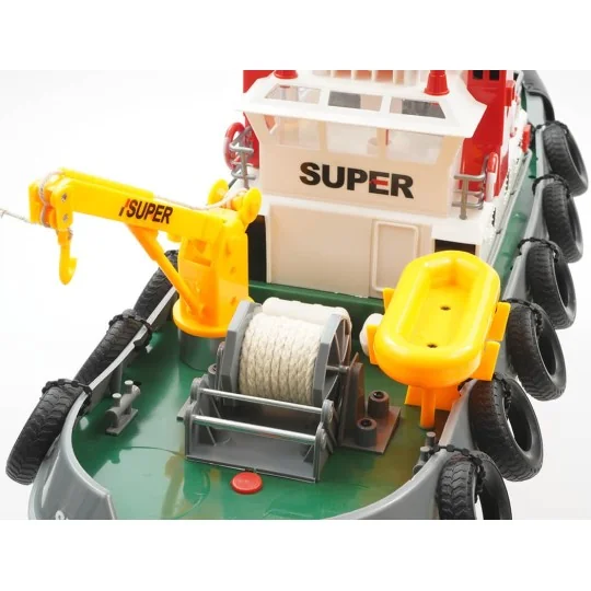 Tugboat Word Boat with Water Jet RTR Heng Long HL3810 - 4 HL3810-Tugboat Word Boat with Water Jet RTR Heng Long - HL3810