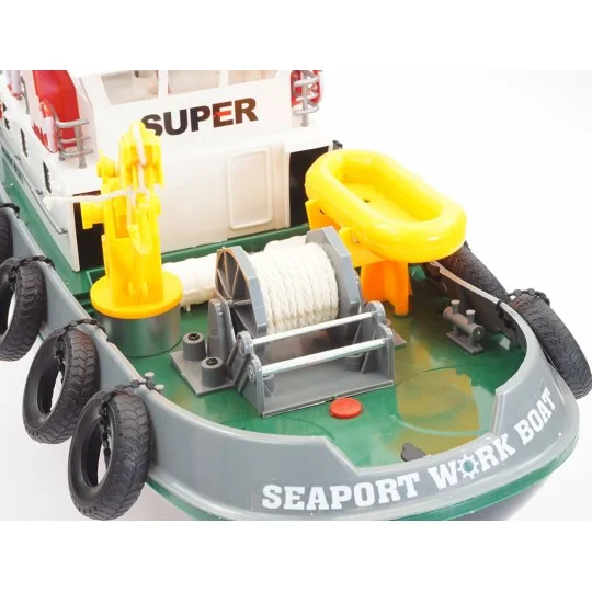 Tugboat Word Boat with Water Jet RTR Heng Long HL3810 - 10 HL3810-Tugboat Word Boat with Water Jet RTR Heng Long - HL3810