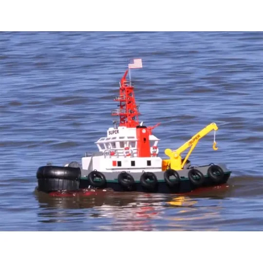 HL3810-Bateau Remorqueur Word Boat avec jet d'eau RTR Heng Long - HL3810