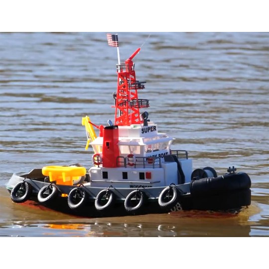 HL3810-Bateau Remorqueur Word Boat avec jet d'eau RTR Heng Long