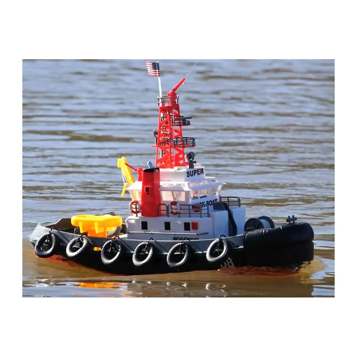 Tugboat Word Boat with Water Jet RTR Heng Long HL3810 - 17 Tugboat Word Boat with Water Jet RTR Heng Long HL3810 - 17