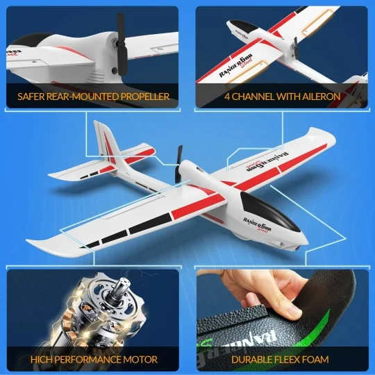 V761-2SW-Ranger 600 Stunt 3-Axis Aircraft - 600mm with Volantex RTF Flight Stabilizer