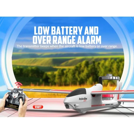 V761-2SW-Ranger 600 Stunt 3-Axis Aircraft - 600mm with Volantex RTF Flight Stabilizer - V761-2SW