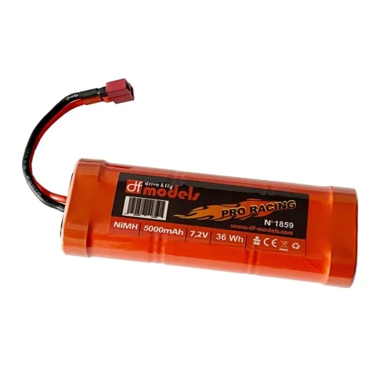 DFM-1859-Batterie Ni-Mh 7,2V 5000mAh (Dean) DF Models