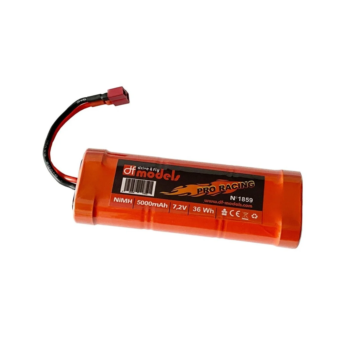 copy of Ni-Mh 7.2V 5000mAh (Dean) T2M DF-Models DFM-1859 - 1