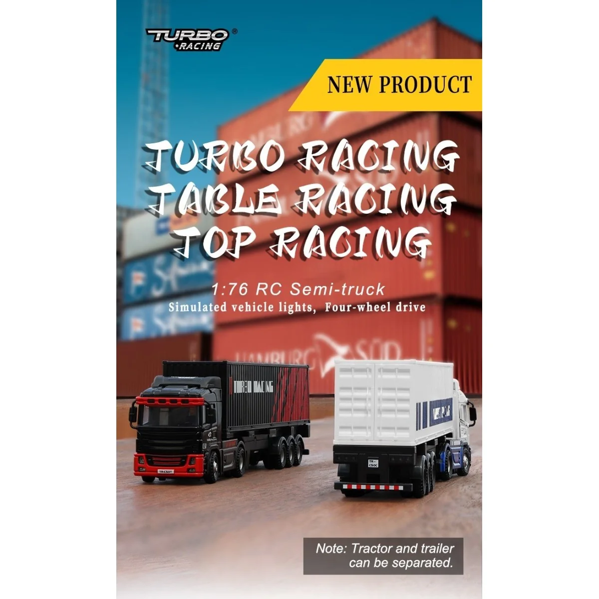 Micro Truck 1/76 RTR Turbo Racing Turbo Racing TB-C50-XX - 3 Micro Truck 1/76 RTR Turbo Racing Turbo Racing TB-C50-XX - 3