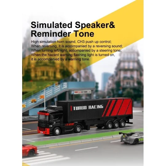 TB-C50-XX-Micro Camion 1/76 RTR Turbo Racing