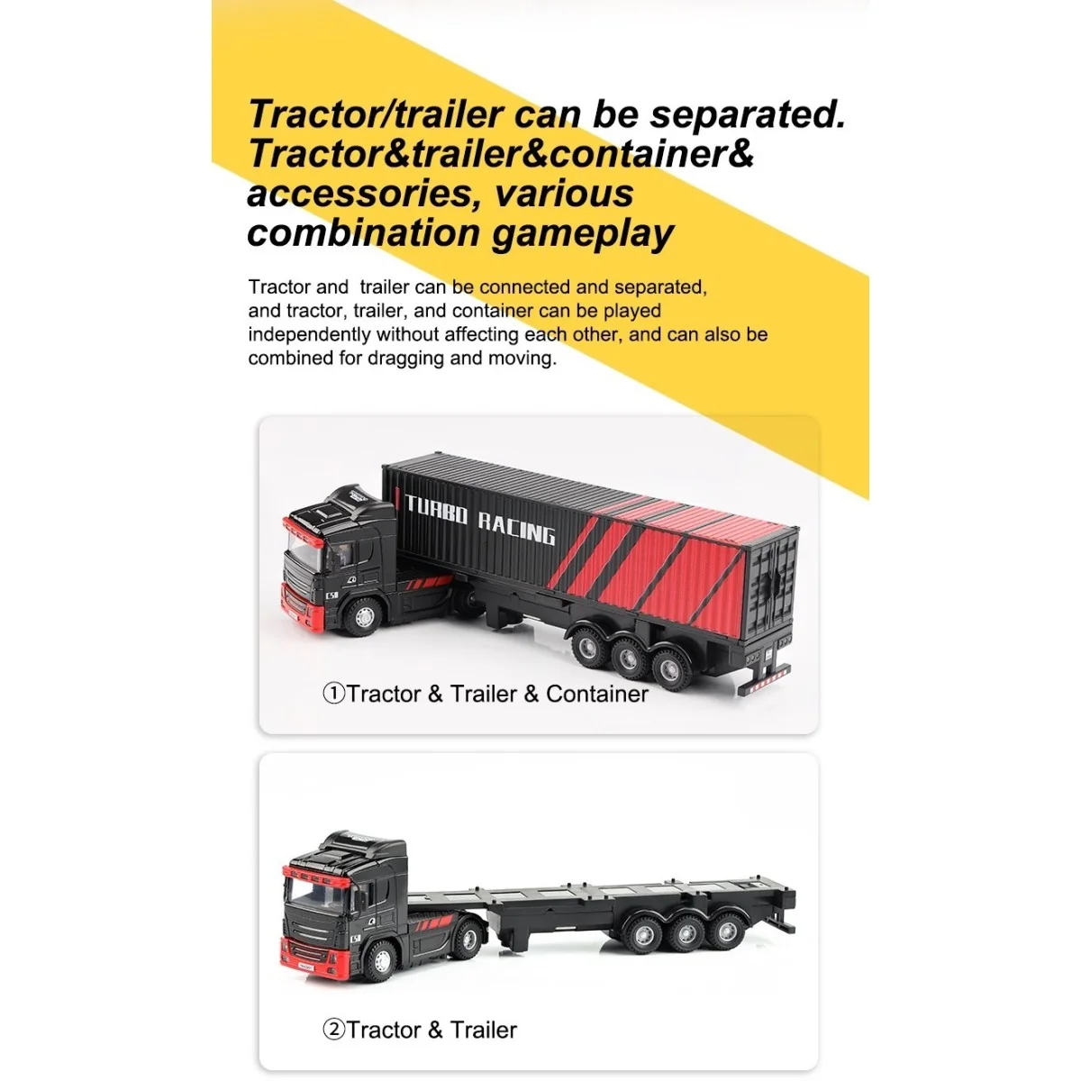 Micro Camion 1/76 RTR Turbo Racing Turbo Racing TB-C50-XX - 7