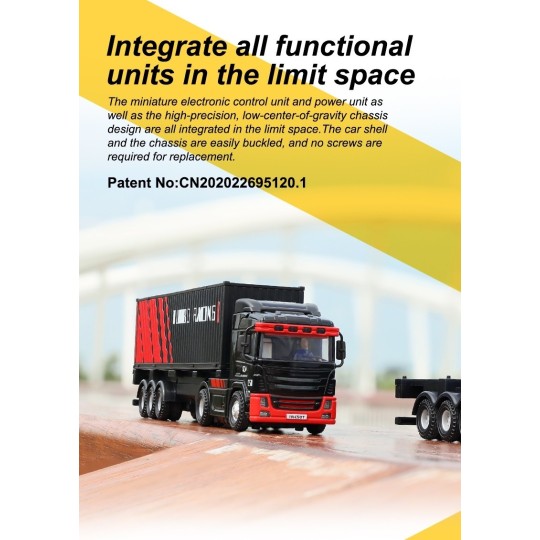 TB-C50-XX-Micro Camion 1/76 RTR Turbo Racing