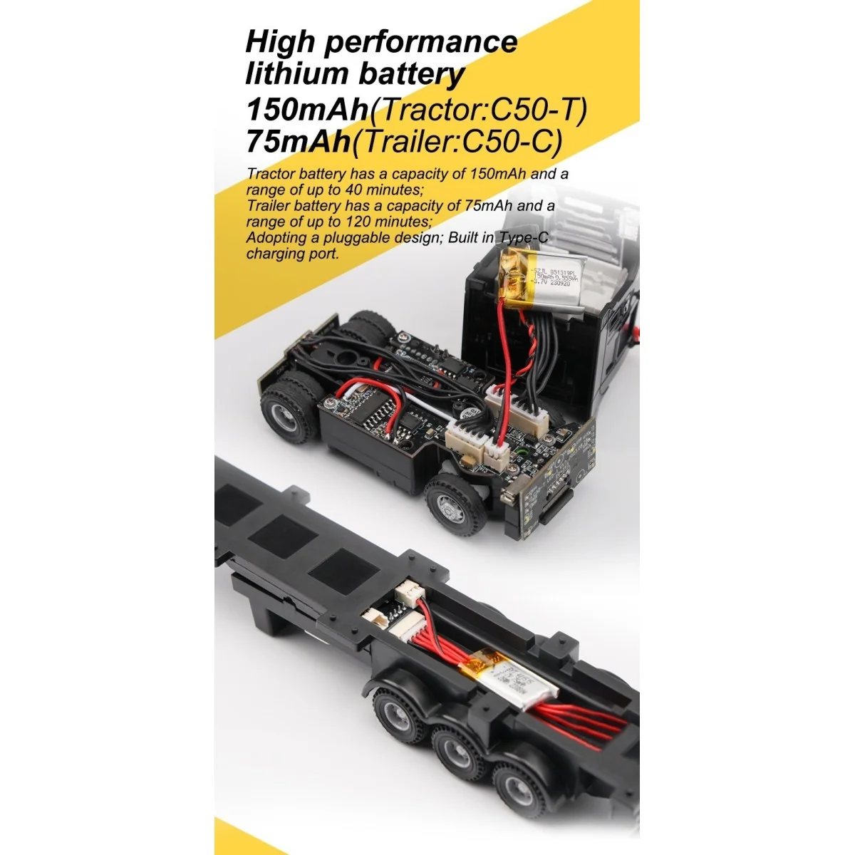 Micro Truck 1/76 RTR Turbo Racing Turbo Racing TB-C50-XX - 10 Micro Truck 1/76 RTR Turbo Racing Turbo Racing TB-C50-XX - 10