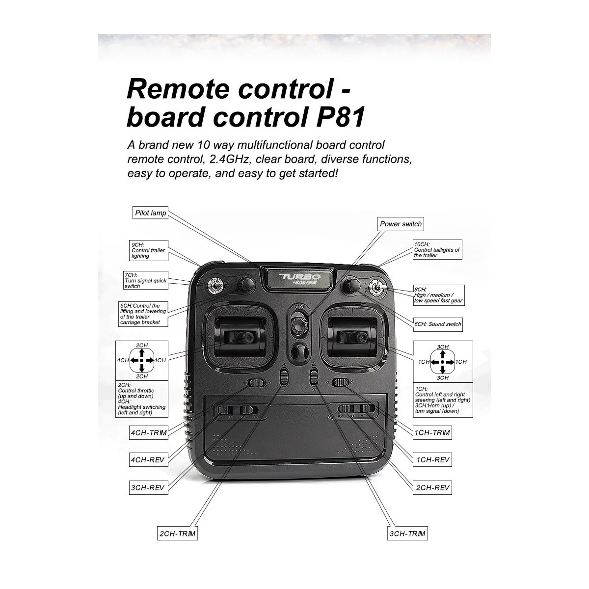 Micro Truck 1/76 RTR Turbo Racing Turbo Racing TB-C50-XX - 12