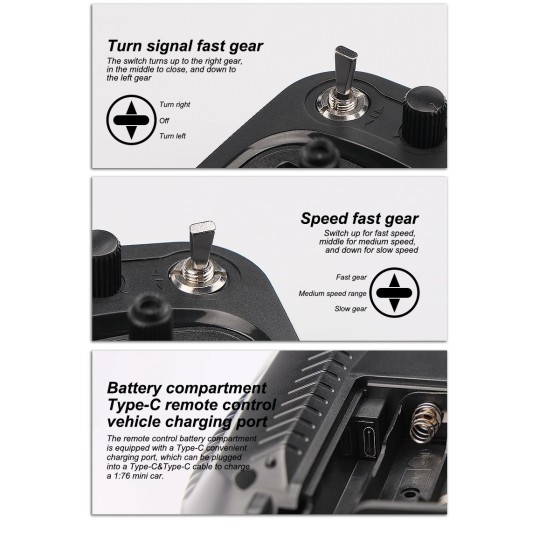 TB-C50-XX-Micro Camion 1/76 RTR Turbo Racing