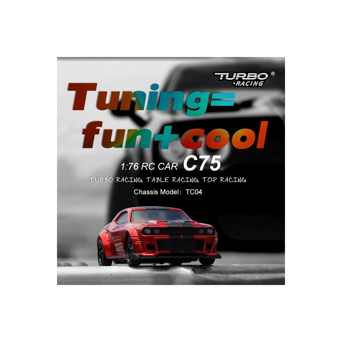 Micro Muscle Car 1/76 RTR Turbo Racing Turbo Racing TB-C75-XX - 5 Micro Muscle Car 1/76 RTR Turbo Racing Turbo Racing TB-C75-XX - 5