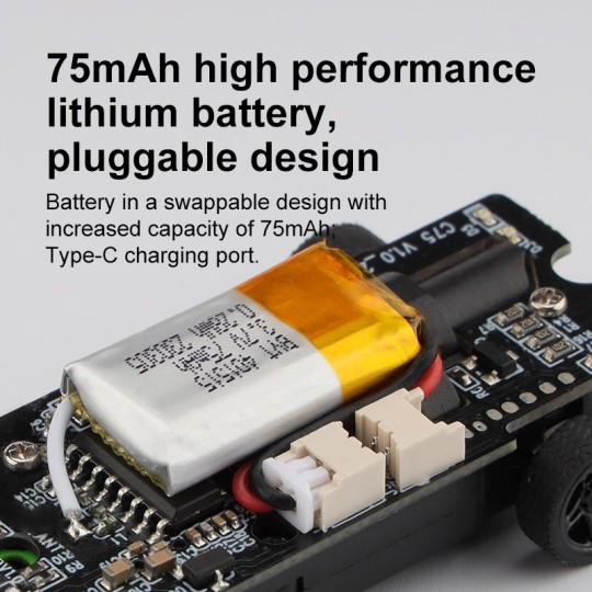 TB-C75-XX-Micro Muscle Car 1/76 RTR Turbo Racing