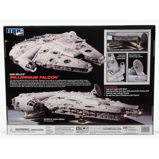 Star Wars : Un nouvel espoir Faucon Millenium 1/72 MPC MPC953-06 - 4 MPC953-06-Star Wars : Un nouvel espoir Faucon Millenium 1/72 MPC - MPC953-06