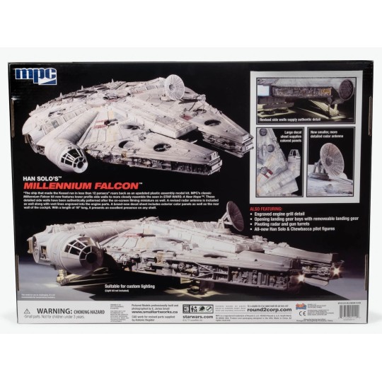 MPC953-06-Star Wars : Un nouvel espoir Faucon Millenium 1/72 MPC