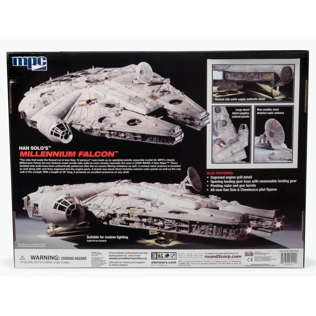 Star Wars: A New Hope Millennium Falcon 1/72 MPC MPC953-06 - 4
