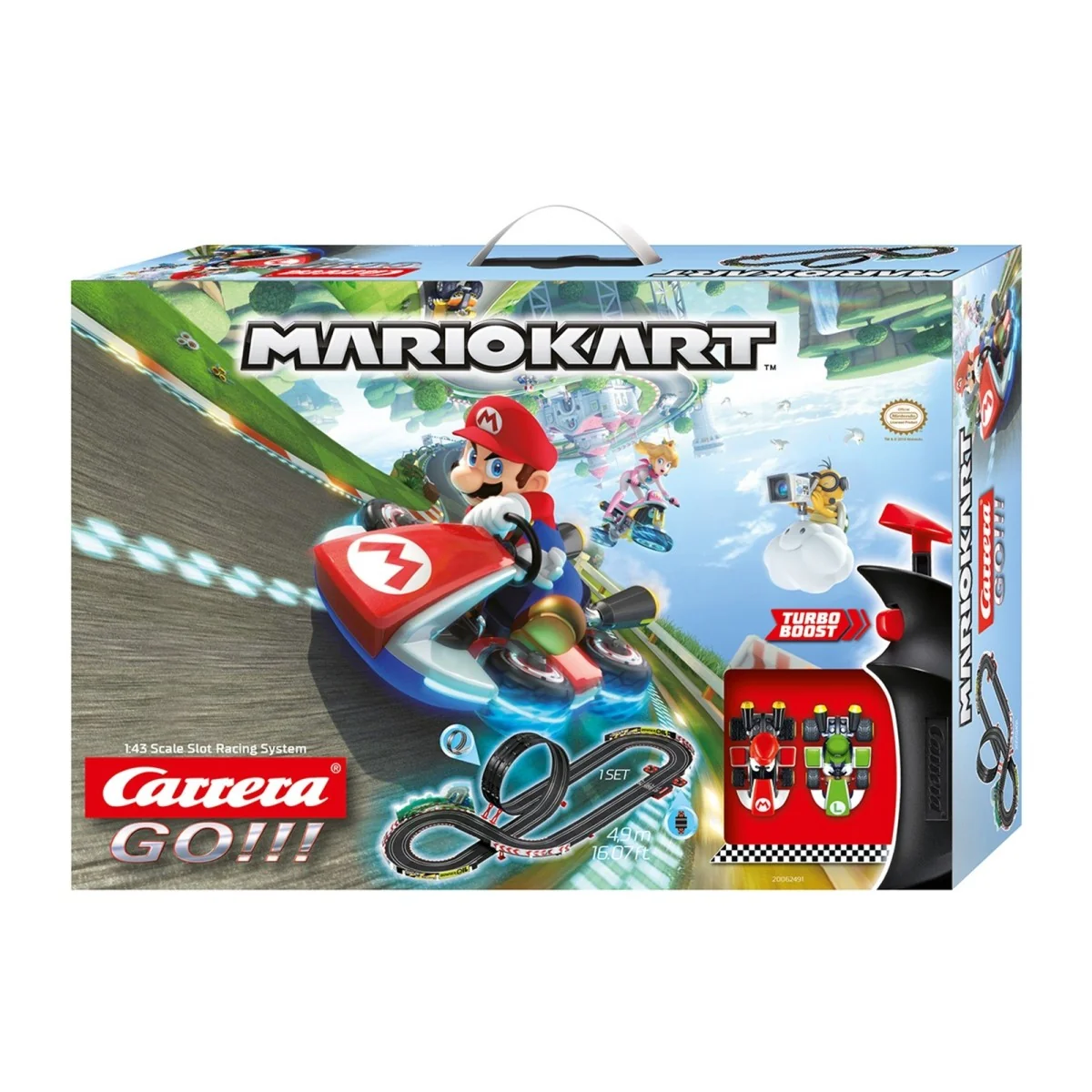 Mario Kart Circuit slot 1/43 Carrera GO!! Carrera 20062491 - 1 Mario Kart Circuit slot 1/43 Carrera GO!! Carrera 20062491 - 1