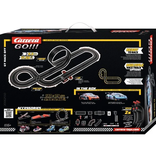 20062550-Circuit GT Race OFF slot 1/43 Carrera GO!!! - 20062550