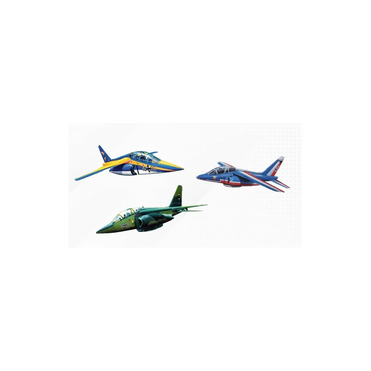 Alfa Jet (x3) 50ème anniversaire 1/144 Revell Revell 03810 - 1