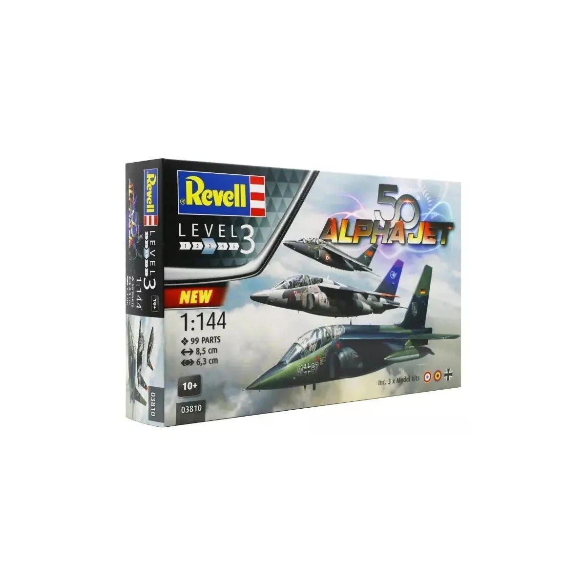 Alfa Jet (x3) 50ème anniversaire 1/144 Revell Revell 03810 - 2
