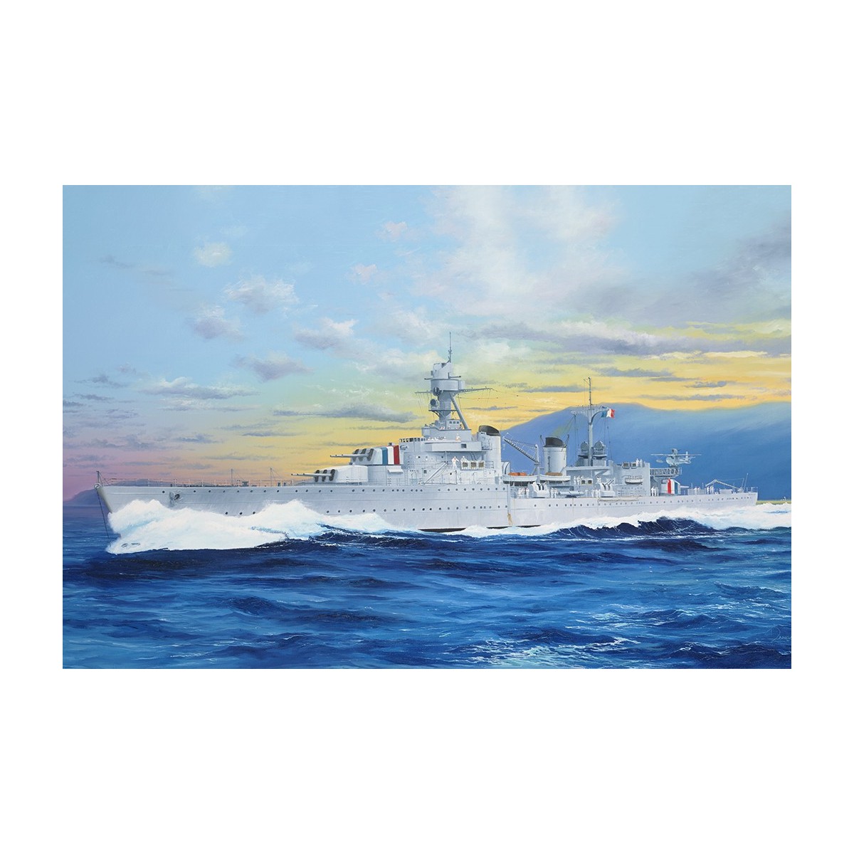 Croiseur léger français Marseillaise 1/350 Trumpeter Trumpeter TR05374 - 1