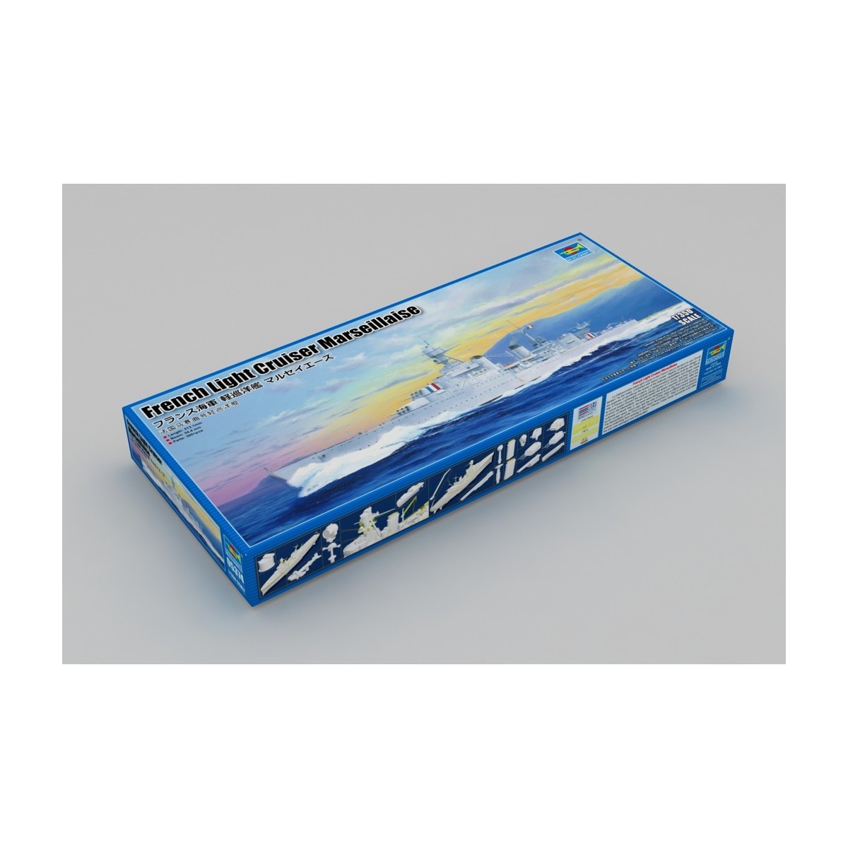 French light cruiser Marseillaise 1/350 Trumpeter Trumpeter TR05374 - 2