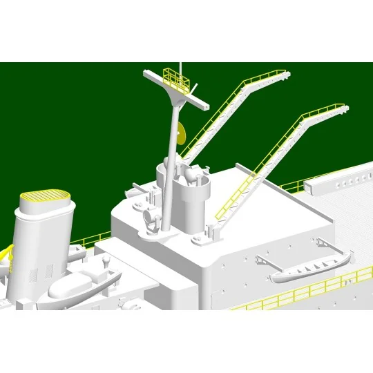 Croiseur léger français Marseillaise 1/350 Trumpeter Trumpeter TR05374 - 6 TR05374-Croiseur léger français Marseillaise 1/350 Trumpeter - TR05374