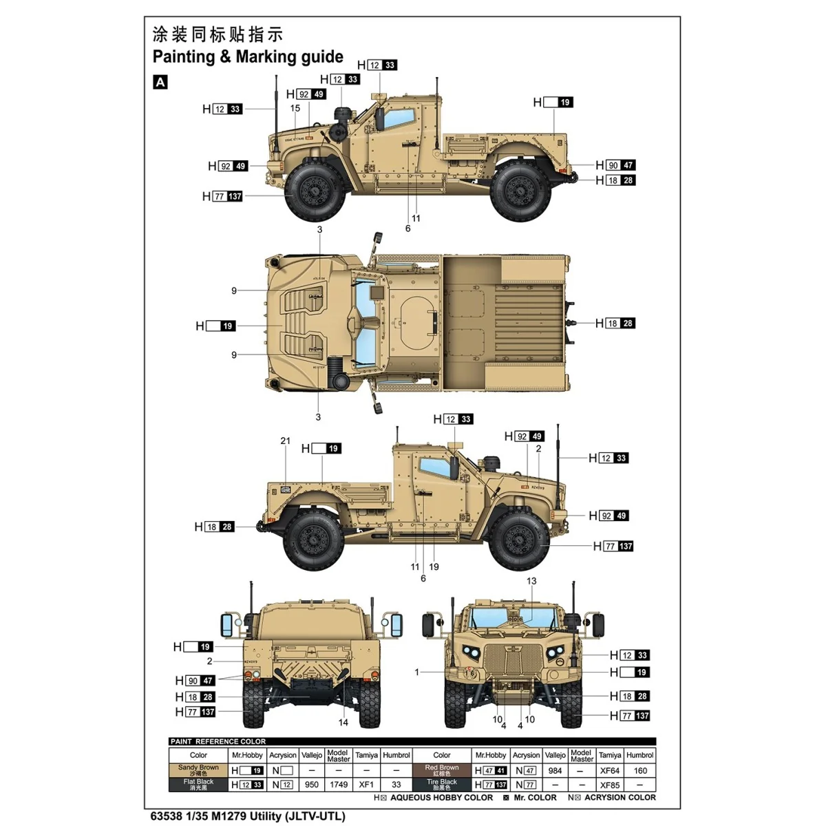 M1279 Utility Truck (JLTV-UTL) 1/35 I Love Kit Hobby Boss 63538 - 3