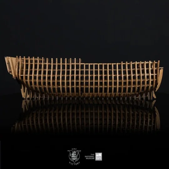 PR001-Boat HMS Victory 1/87 wood construction kit OcCre