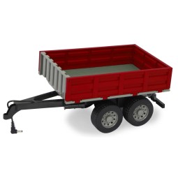 Benne basculante rouge pour tracteur RC 1/16 Jamara 413108 - 1