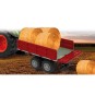 413108-Benne basculante rouge pour tracteur RC 1/16 - 413108