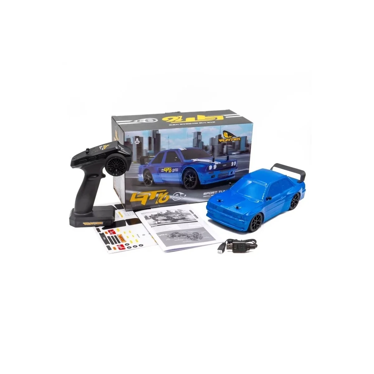 Touring Car GT16E 1/16 4WD RTR Funtek Funtek FTK-GT16E - 7