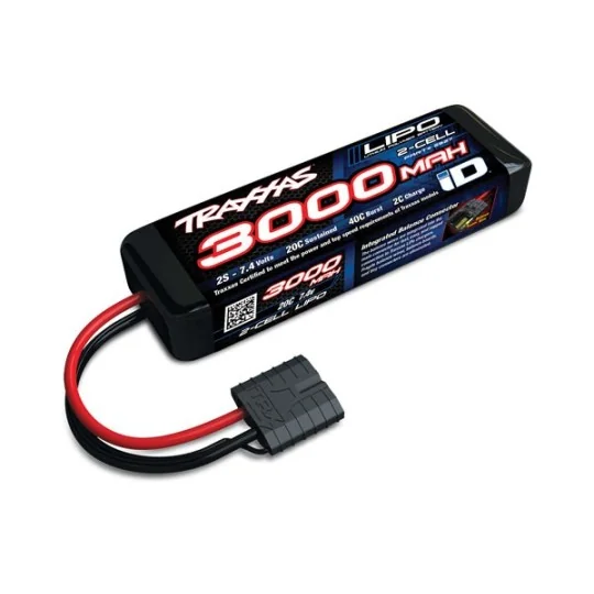 TRX-2827X-LiPo 2S 7.4V 3000mAh 20C ID Traxxas - TRX-2827X