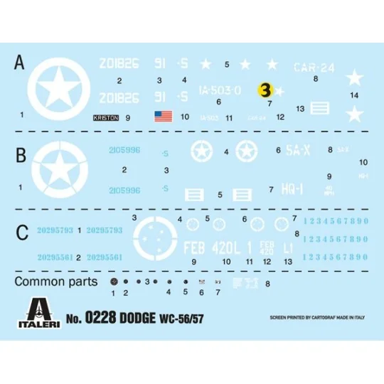 I228-Dodge WC-56/57 1/35 Italeri