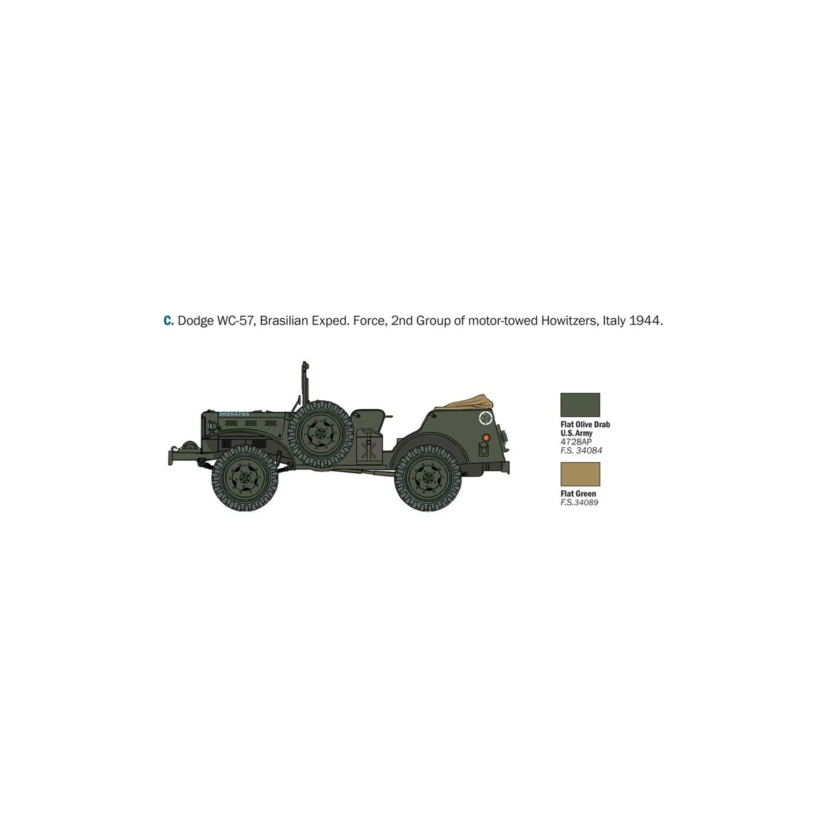 Dodge WC-56/57 1/35 Italeri Italeri I228 - 6 Dodge WC-56/57 1/35 Italeri Italeri I228 - 6