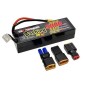 PP3-3S5000LP-M-Li-Po 5000mAh 50C 3S 11.1V Low Profil coqué (Multi) Pink Performance - PP3-3S5000LP-M