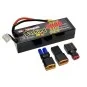 PP3-3S5000LP-M-Li-Po 5000mAh 50C 3S 11.1V Low Profil coqué (Multi) Pink Performance - PP3-3S5000LP-M