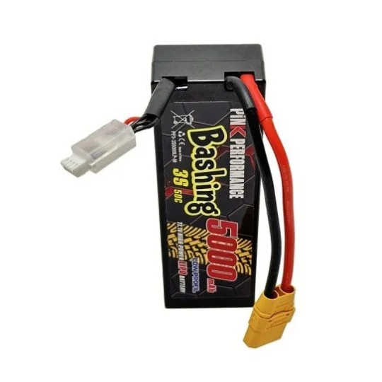 PP3-3S5000LP-M-Li-Po 5000mAh 50C 3S 11.1V Low Profile Shell (Multi) Pink Performance