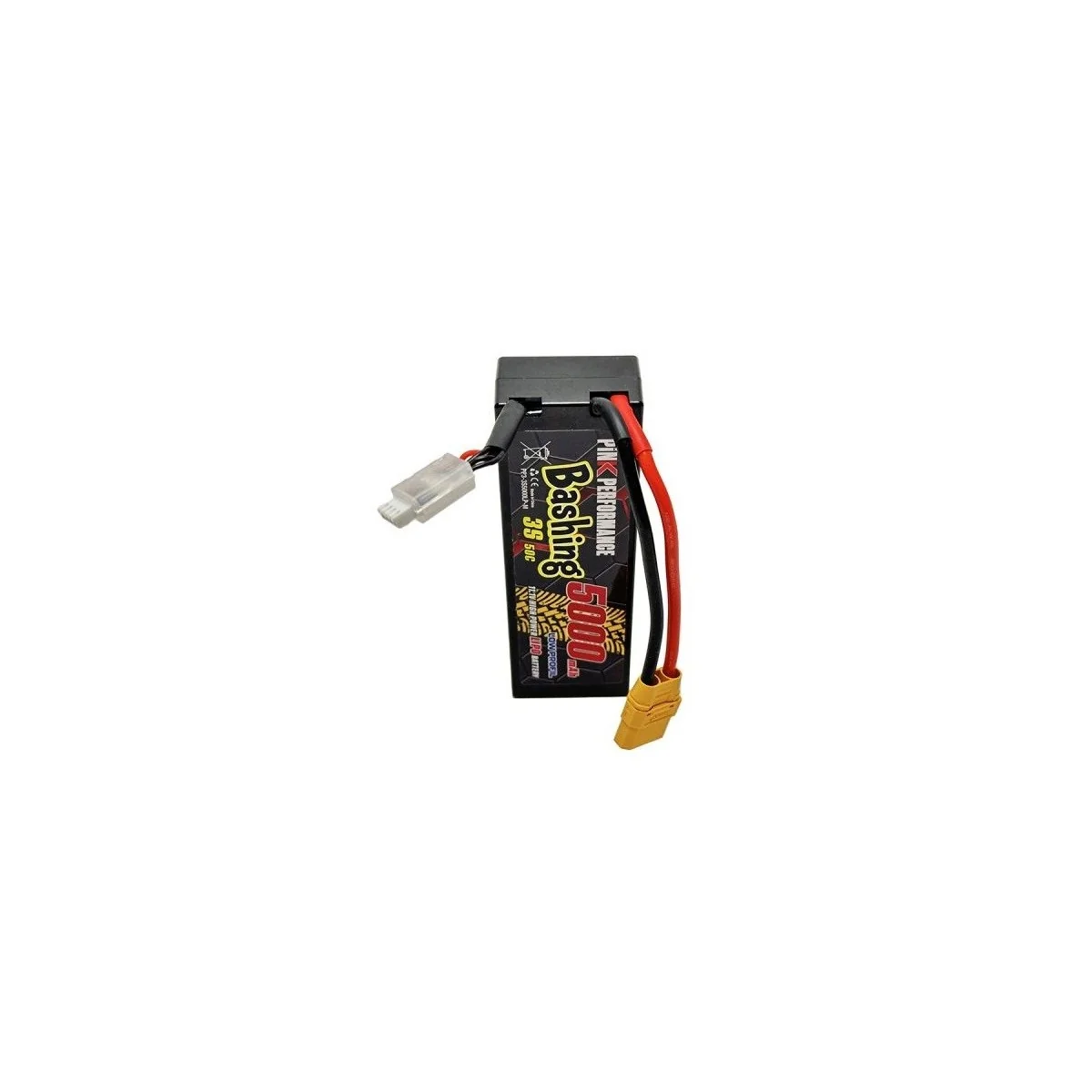 Li-Po 5000mAh 50C 3S 11.1V Low Profil coqué (Multi) Pink Performance Pink Performance PP3-3S5000LP-M - 2